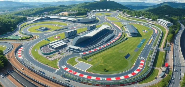 Evolution du circuit de Suzuka a travers les annees
