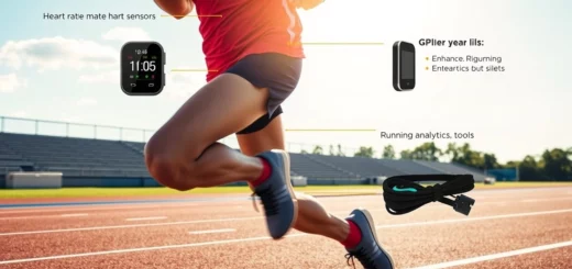 image montrant des capteurs sur un coureur optimisant ses performances