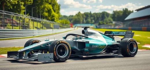 Une illustration de la technologie écologique dans la F1, mettant en avant l'impact des réglementations environnementales.