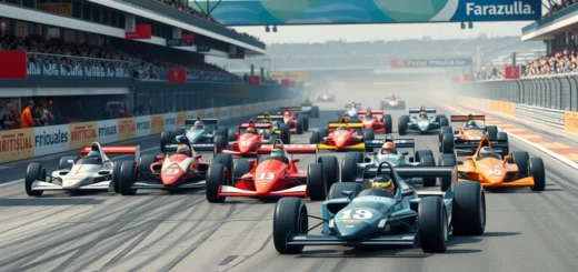 Illustration des transformations des stratégies de course en Formule 1 à travers l'histoire.