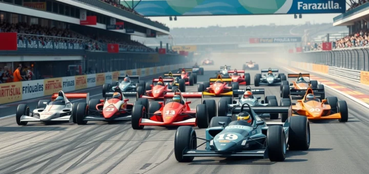 Illustration des transformations des stratégies de course en Formule 1 à travers l'histoire.