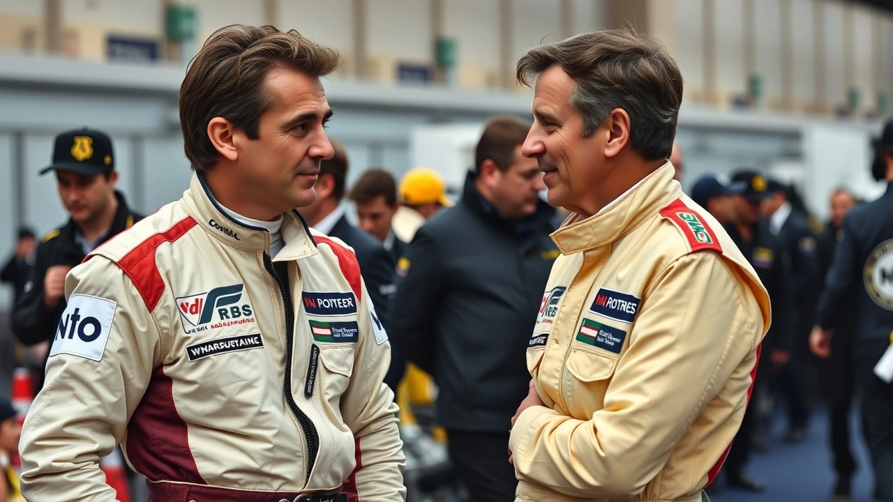 Alain Prost et Jean Alesi aux courses historiques