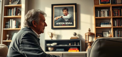 Alain Prost en train de critiquer une série Netflix sur Ayrton Senna