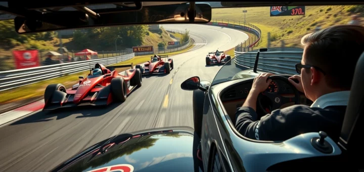 Un image photorealiste illustrant les emotions des pilotes sur le circuit de Zandvoort