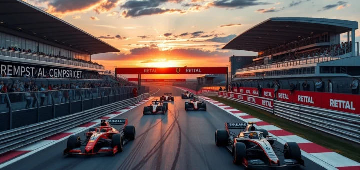 Un circuit de F1 illustrant des mesures de sécurité avancées en hommage à Jules Bianchi.