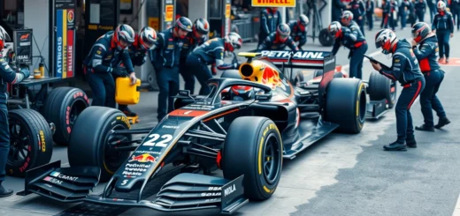 Une image illustrant les conséquences des changements réglementaires sur les performances des équipes de Formule 1