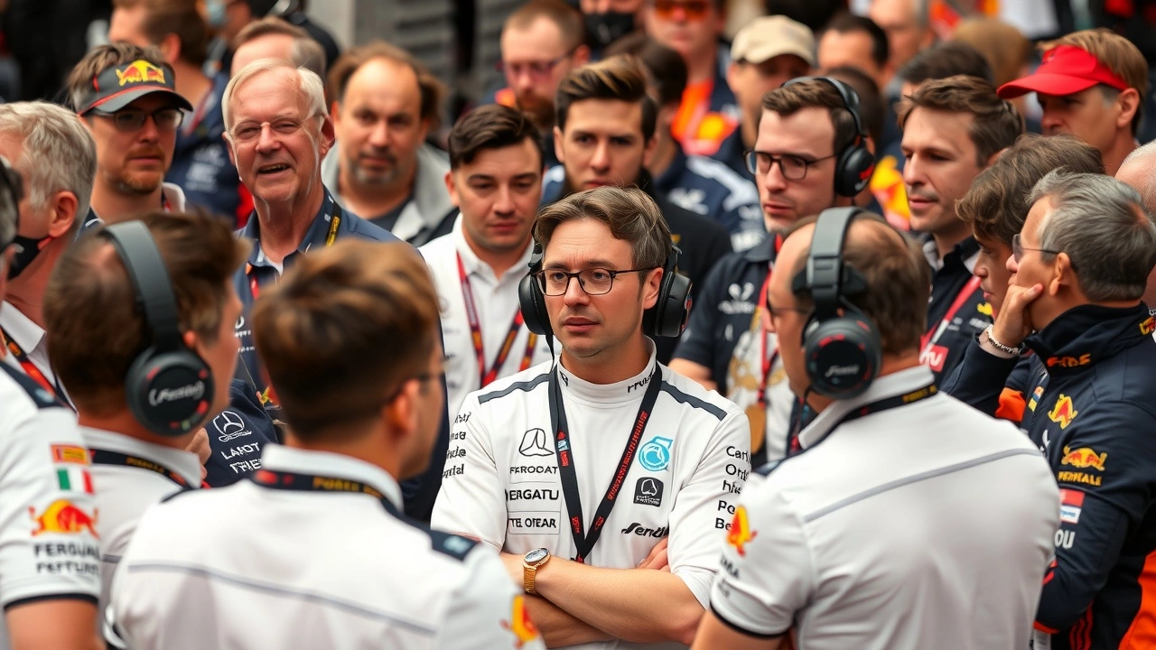 fans et experts discutant des courses de F1