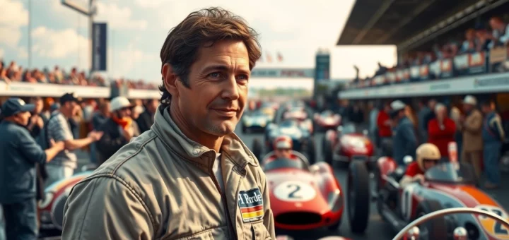 Jacques Villeneuve célèbre son père Gilles lors du Grand Prix de France Historique 2025.