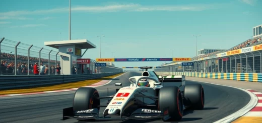 Une illustration des nouvelles règles de sécurité en Formule 1 et leur impact sur le sport.