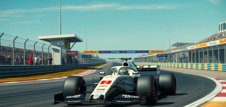 Une illustration des nouvelles règles de sécurité en Formule 1 et leur impact sur le sport.