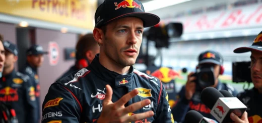 Max Verstappen defend Liam Lawson dans le garage de l'équipe Red Bull.