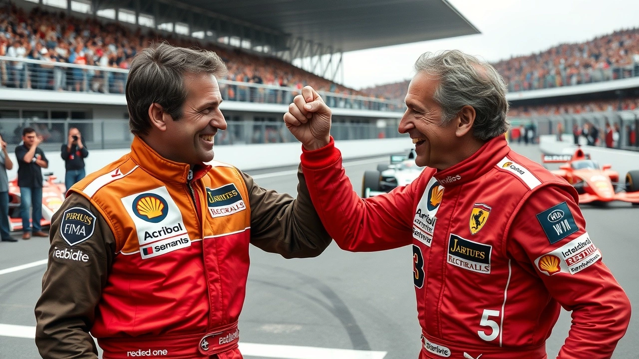 Alain Prost et Jean Alesi au Grand Prix de France 2025