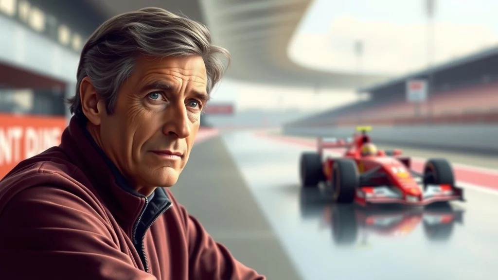 Alain Prost en train de réfléchir sur le mentorat en Formule 1.
