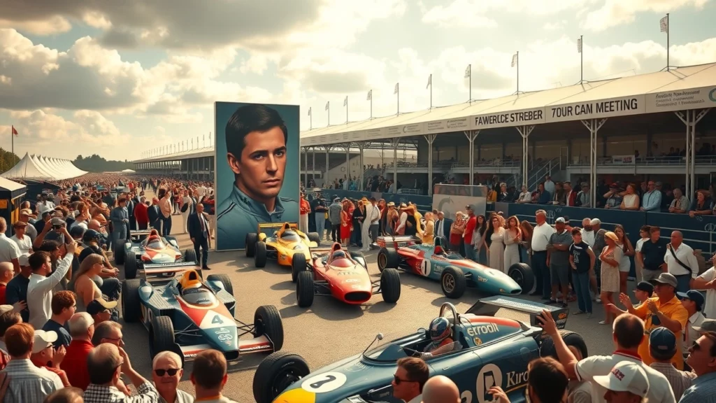 Célébration d'Ayrton Senna au 82ème Goodwood Members' Meeting en 2025.