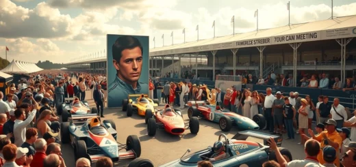 Célébration d'Ayrton Senna au 82ème Goodwood Members' Meeting en 2025.