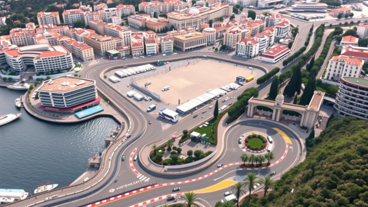 circuit de Monaco avec nouvelles mesures de sécurité