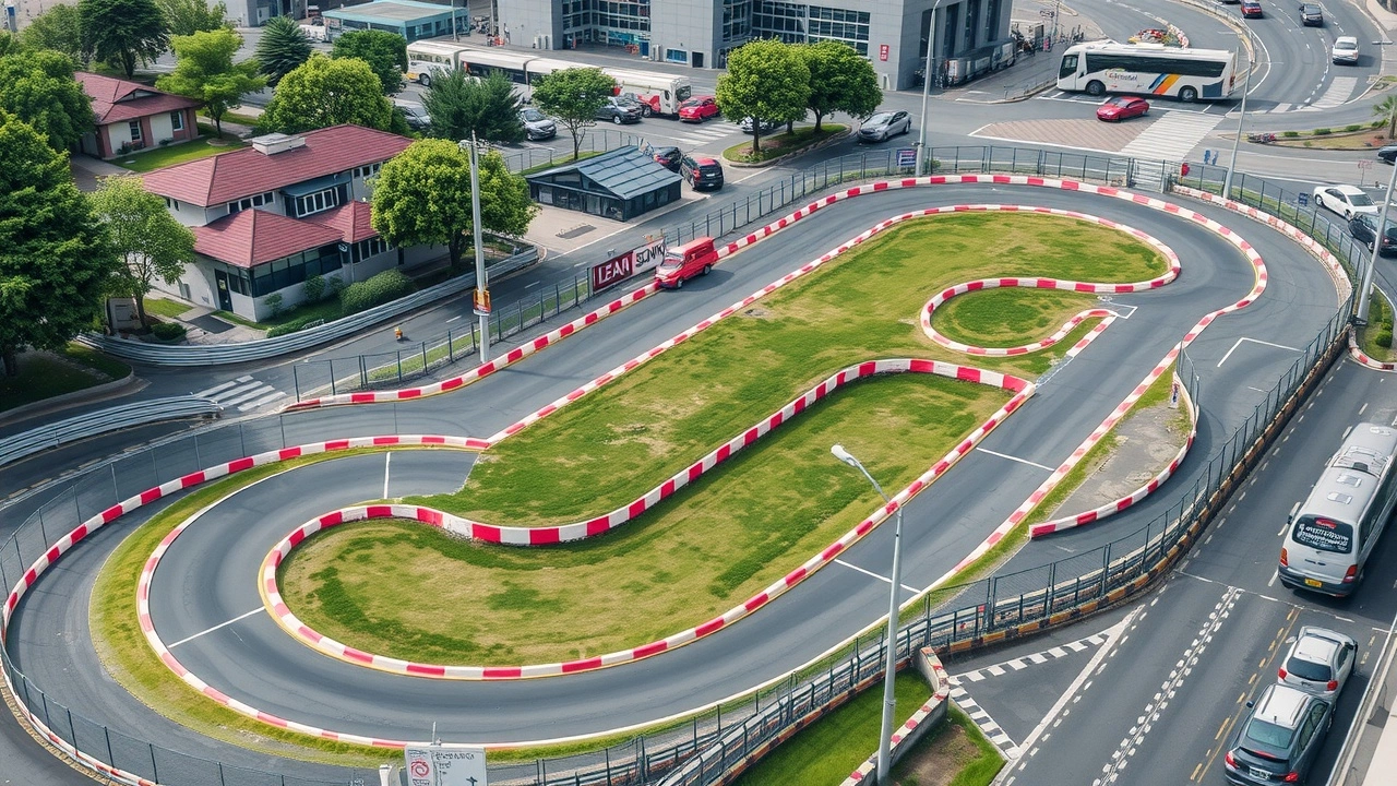 circuit urbain des nouveautes de securite pour les pilotes