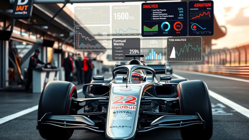 Une image illustrant la gestion des données en Formule 1 et son impact sur la performance des pilotes.