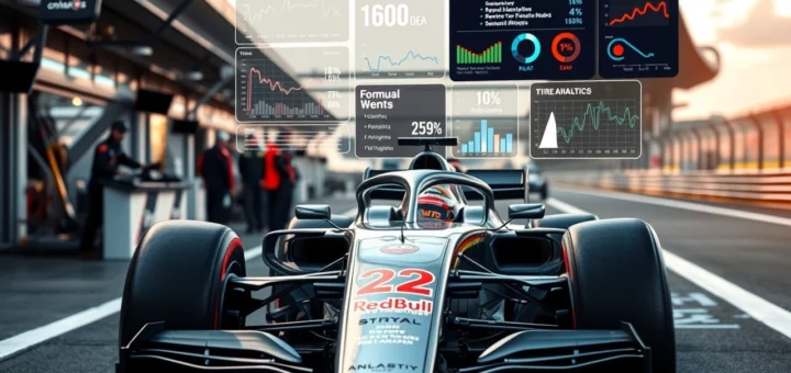 Une image illustrant la gestion des données en Formule 1 et son impact sur la performance des pilotes.