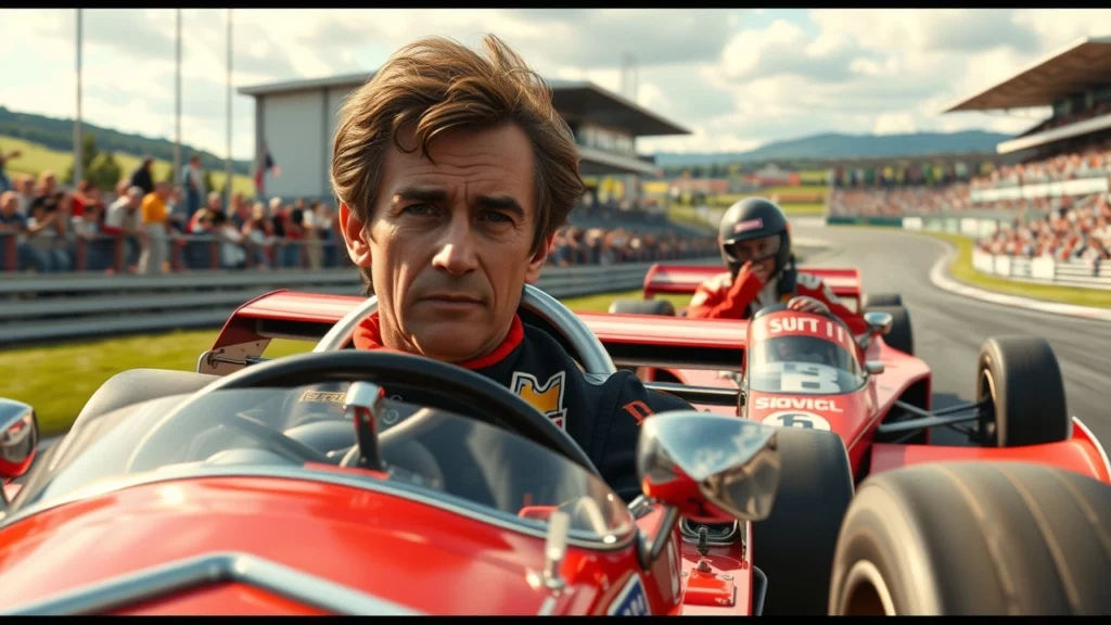 Un moment du Grand Prix de France 2025 avec Alain Prost et Jean Alesi.