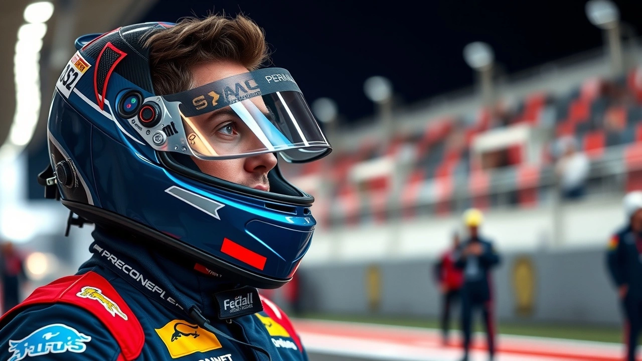 Nicolas Prost en combinaison de course lors d'un événement