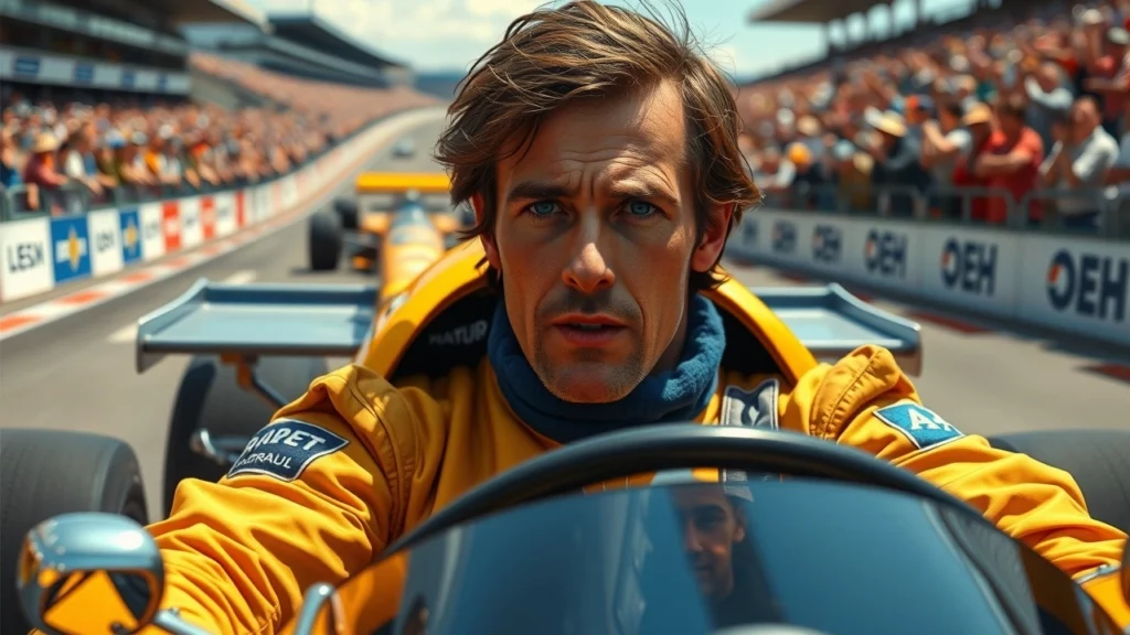 Nicolas Prost au Grand Prix de France Historique avec la Renault RE40