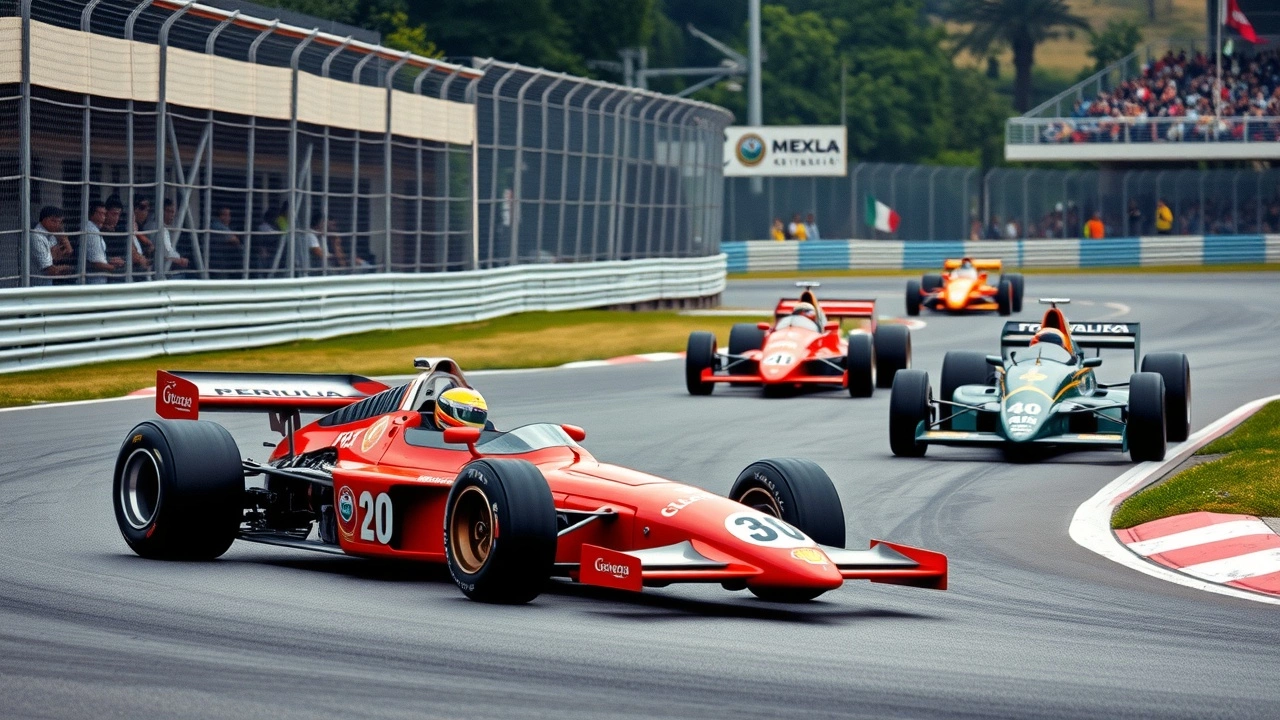 voitures de formule 1 au grand prix du mexique