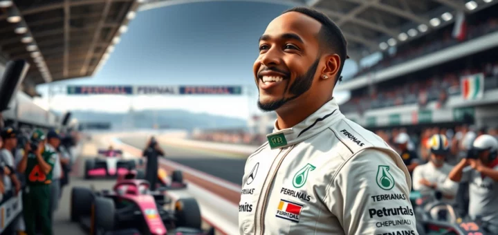 Lewis Hamilton montre des signes d'optimisme après le Grand Prix d'Émilie-Romagne 2025.