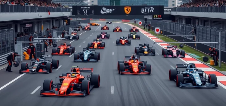 Illustration des stratégies de réussite des écuries de Formule 1 en 2023.