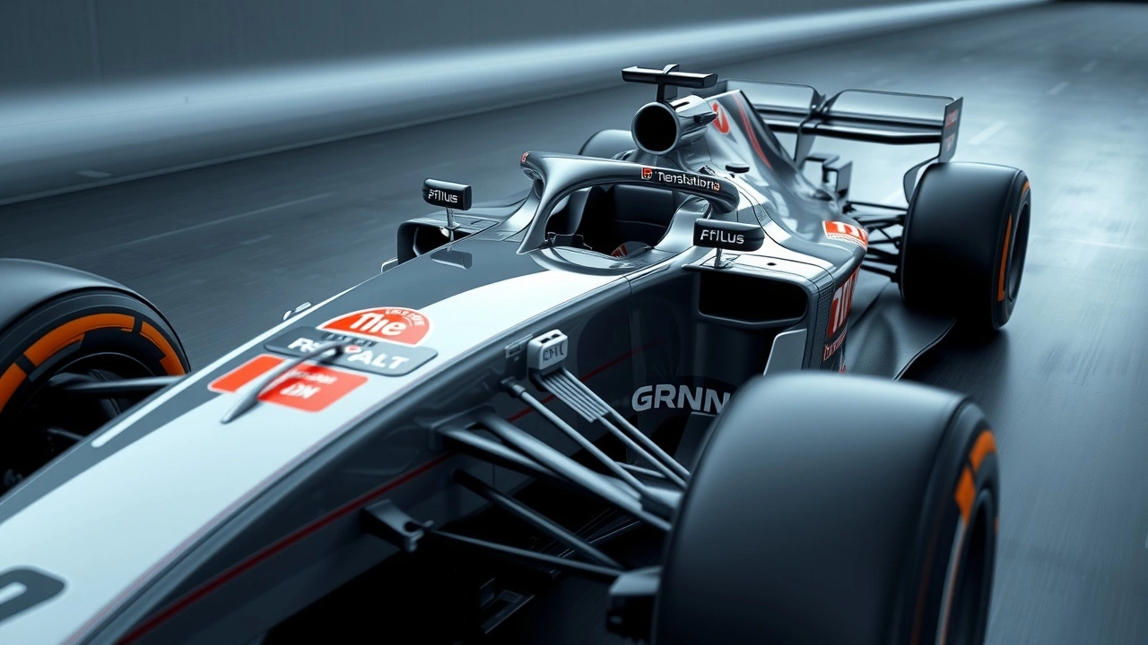voiture de formule 1 moderne avec technologie avancée