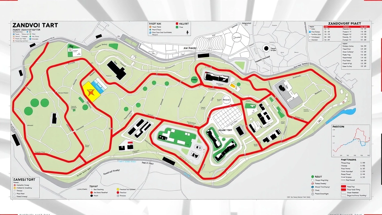 collection de cartes de circuit de Zandvoort