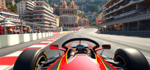 Nicolas Prost pilote la Renault F1 RE40 lors du Grand Prix de Monaco virtuel en 2025.