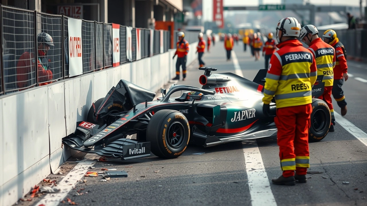 accident de Formule 1 au Grand Prix du Japon