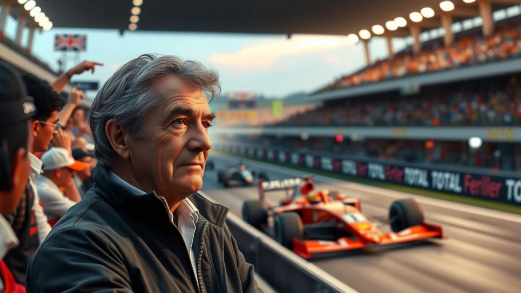 Alain Prost regardant Oscar Piastri sur la piste lors de ses débuts impressionnants en 2025.