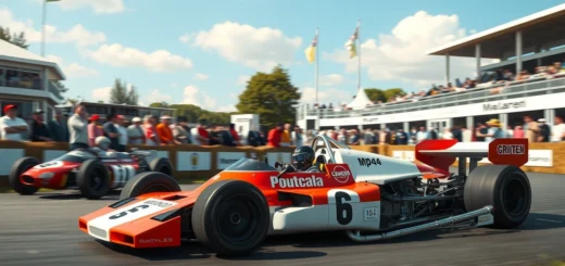 Alain Prost pilotant la McLaren MP4/4 au Festival de Goodwood 2025