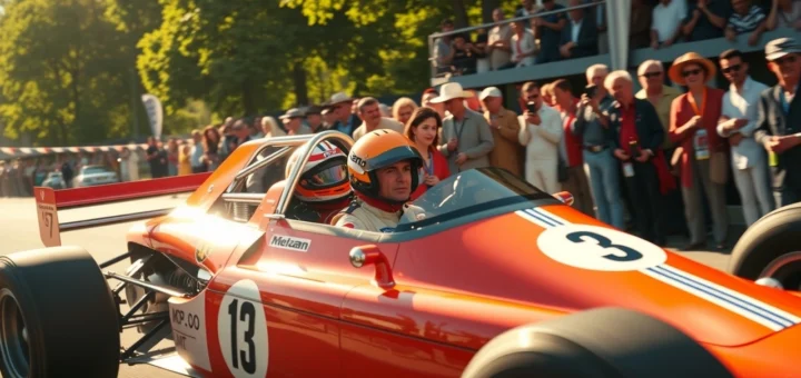 Alain Prost conduisant la McLaren MP4/4 au Festival de Goodwood 2025