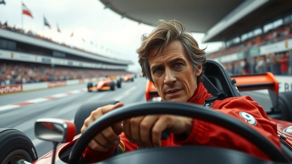 Alain Prost surmontant des défis dans sa carrière de champion.