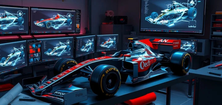 Avance en modélisation 3D pour la conception des monoplaces de Formule 1