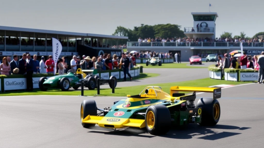Ayrton Senna célébré au Goodwood Members' Meeting 2025 avec la Lotus 97T en démonstration.