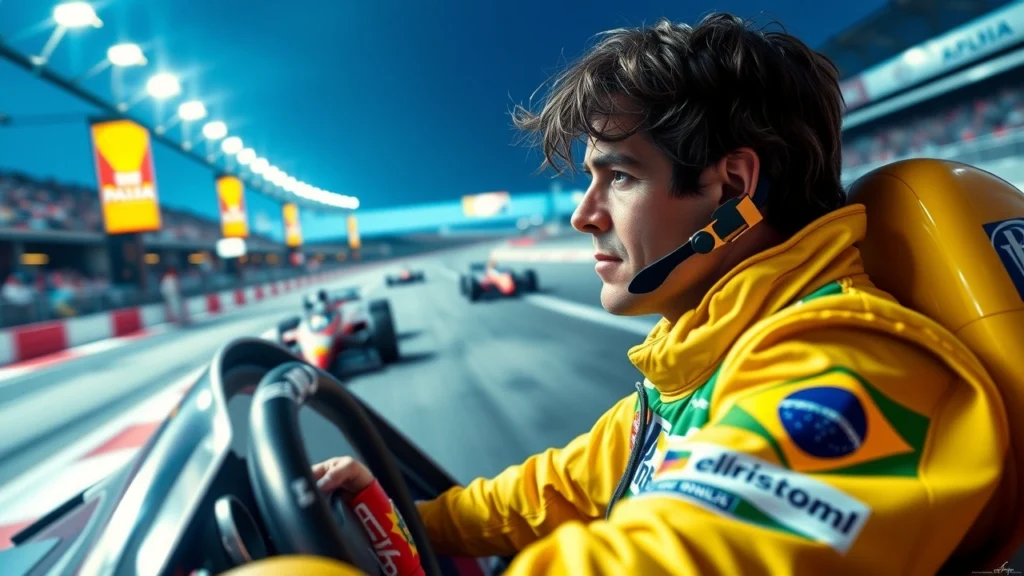 Ayrton Senna lors d'un moment décisif en Formule 1