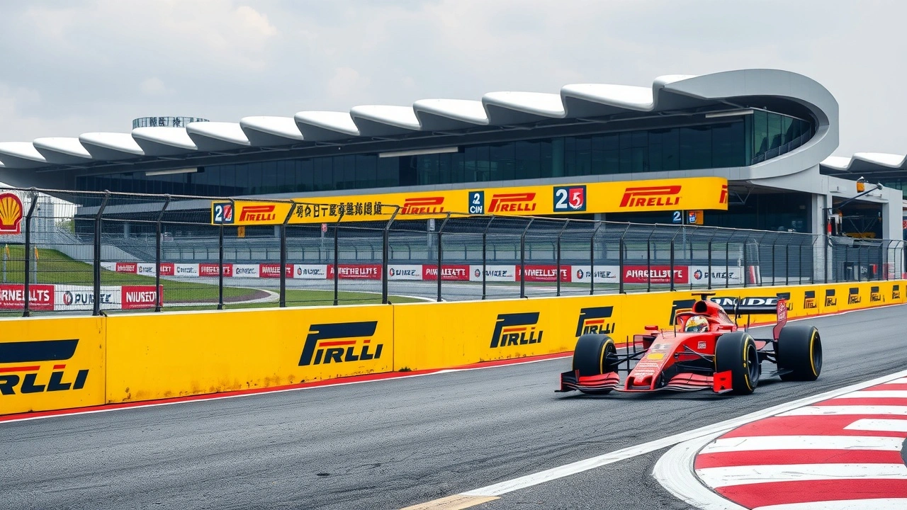 barrier de sécurité sur le circuit de Suzuka