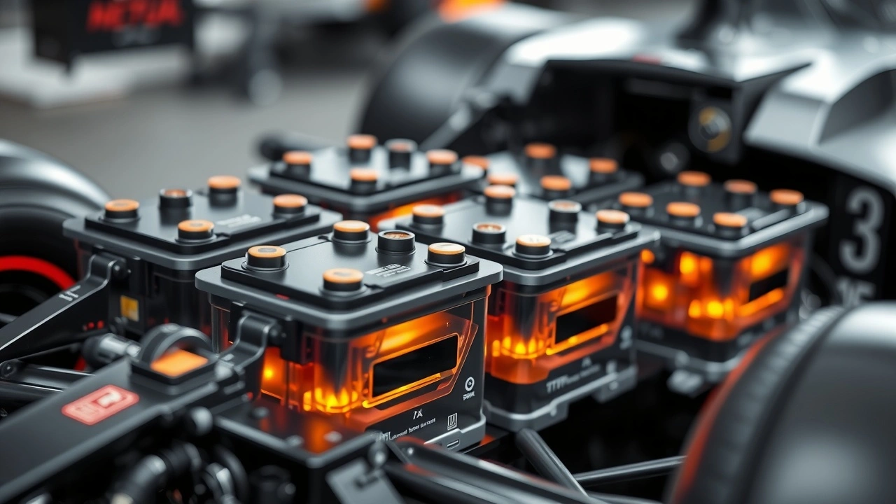 batteries haute performance pour voitures de Formule 1