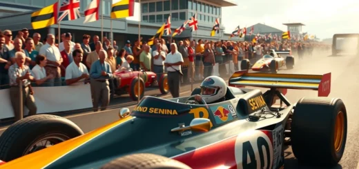 Célébration du 40e anniversaire de la première victoire d'Ayrton Senna avec Bruno Senna conduisant la Lotus 97T au Goodwood Members' Meeting.