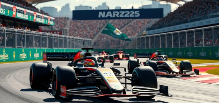 Oscar Piastri en tête de la course devant Verstappen et Norris.