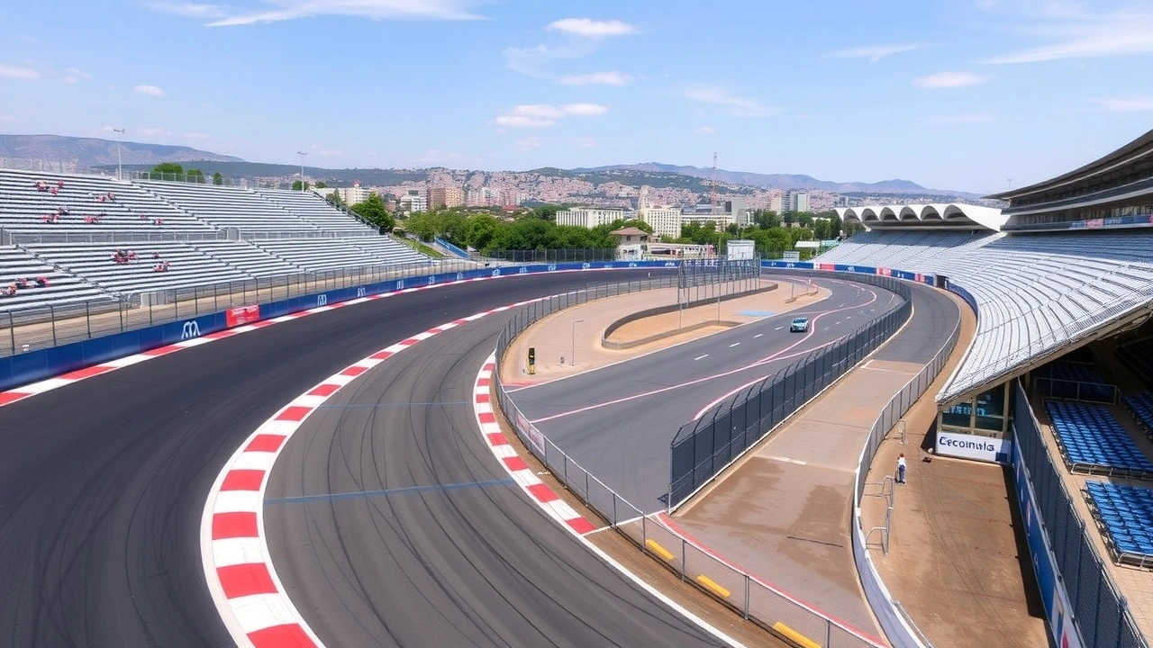 photo du circuit de Barcelone vue d'ensemble