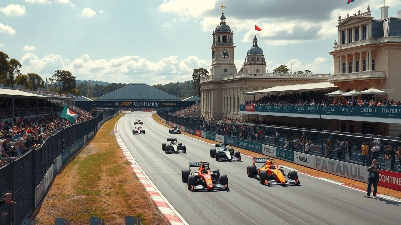 circuit de formule 1 historique en Australie
