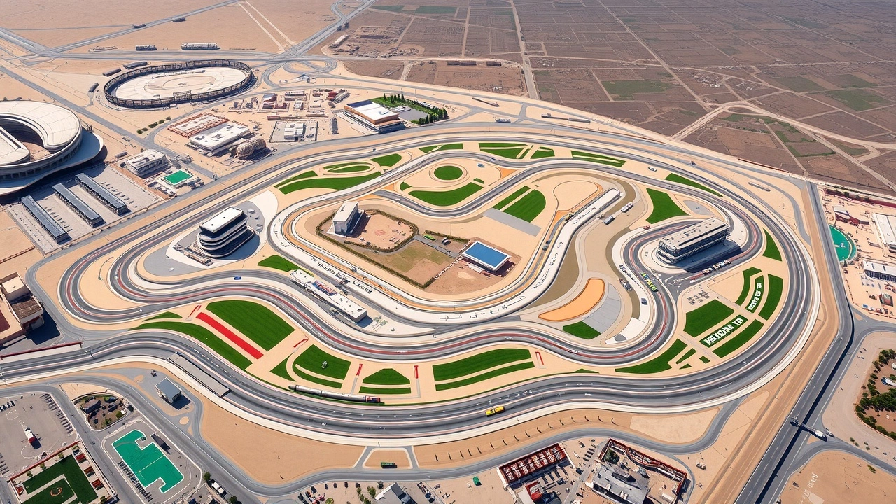 vue du circuit de Jeddah en photographie