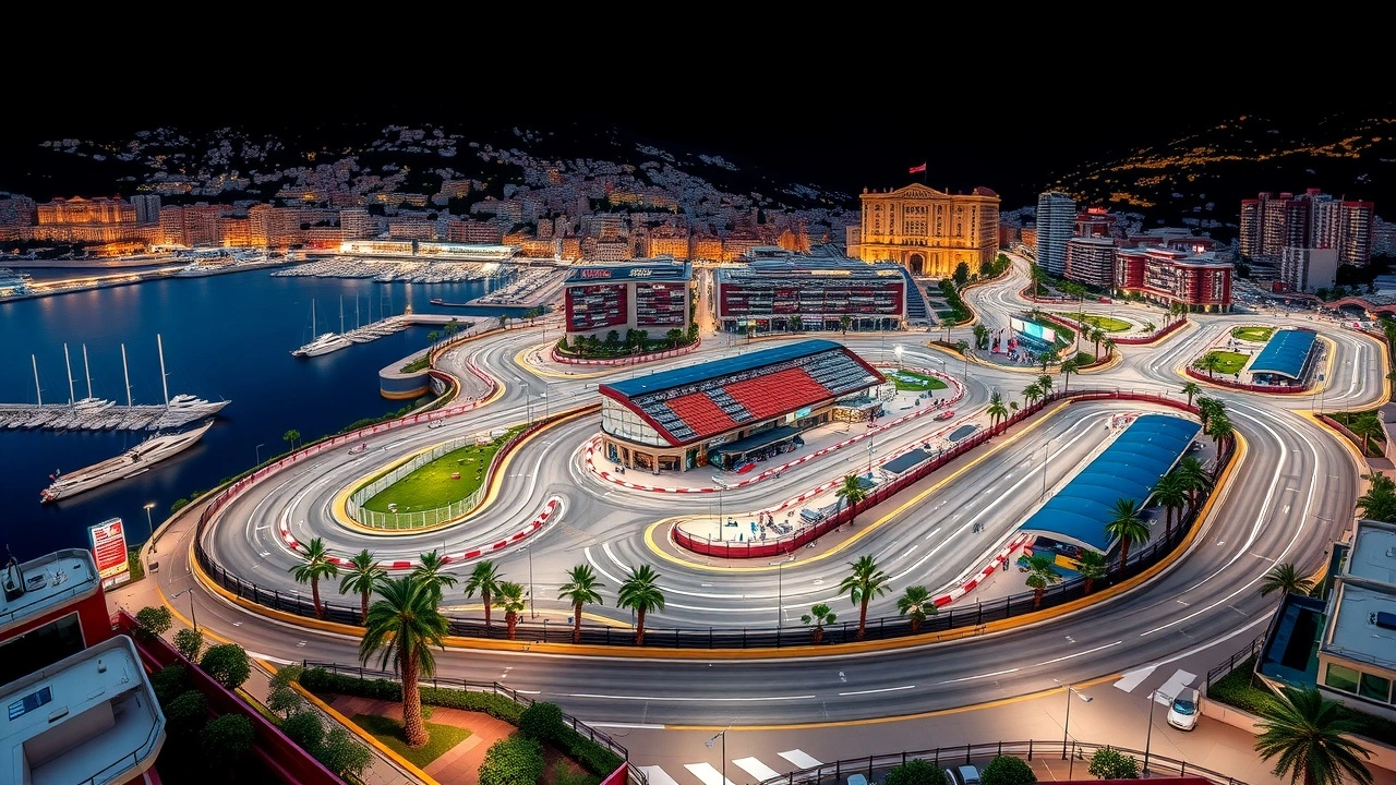 circuit de formule 1 de Monaco avec ses caractéristiques