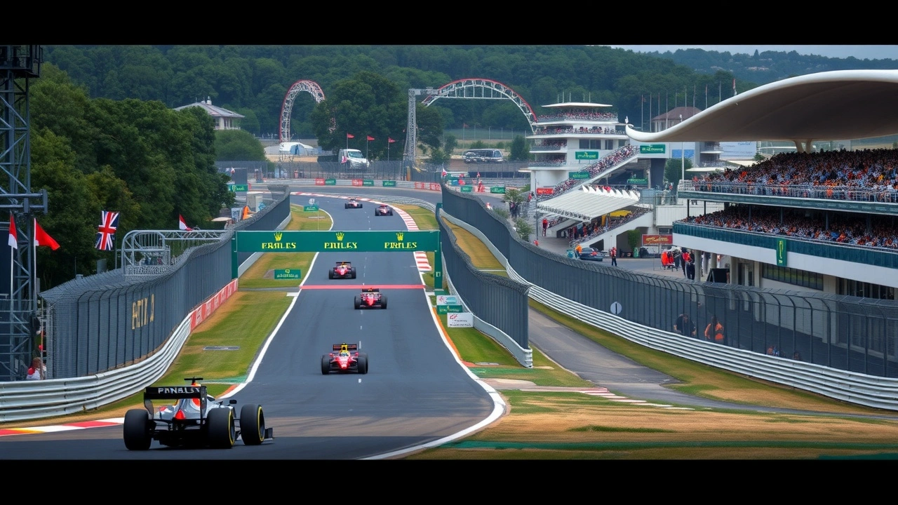 circuit paul ricard pendant un evenement de formule 1