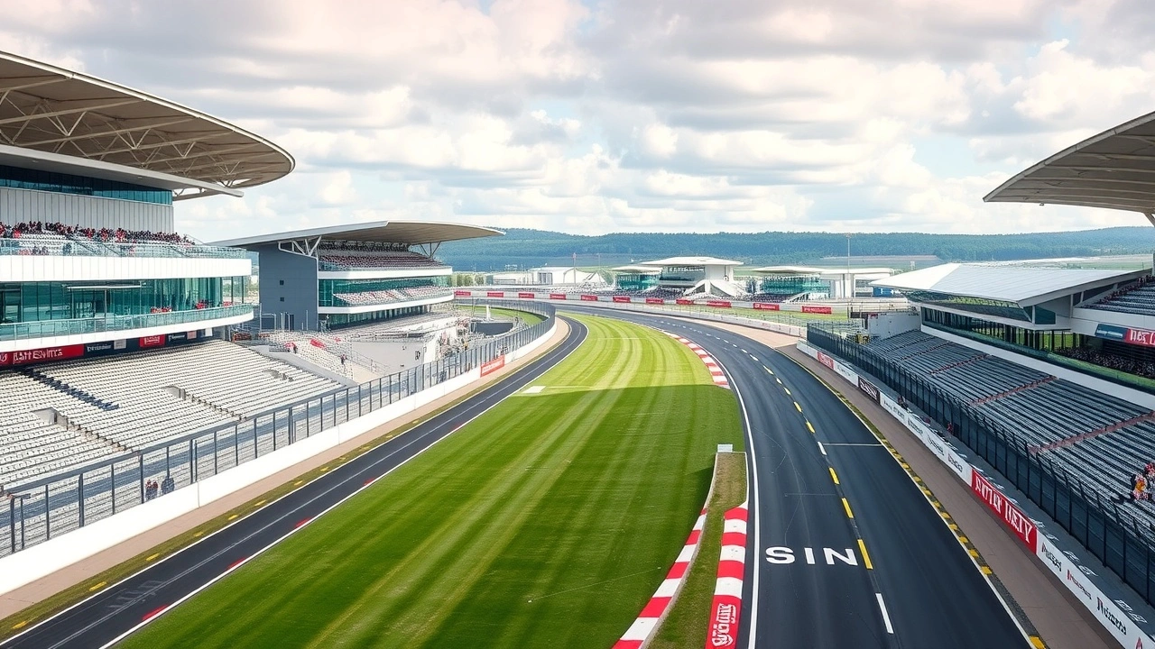 photographie du circuit de Silverstone aujourd'hui